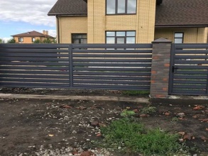 Забор жалюзи 72 метра фото в Озёрах