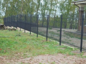 Сварные заборы с утрамбовкой щебнем 300 метров фото цена под ключ