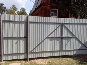 Забор с воротами и калиткой 100 метров фото в Озёрах