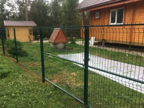 3D забор  12 соток фото под ключ с установкой