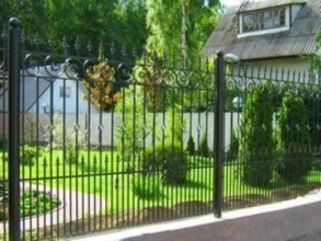 Кованые заборы на ленточном фундаменте 80 метров фото в Озёрах